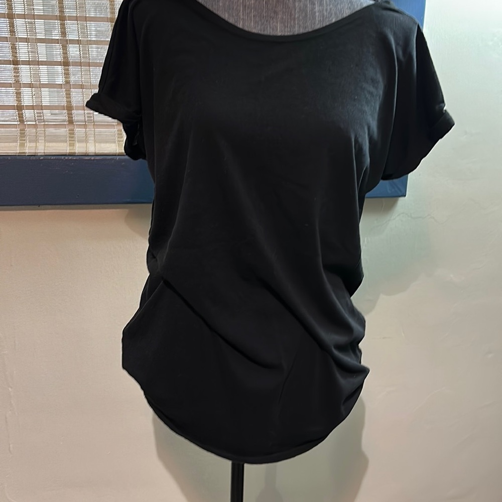 Victoria's Secret Black Short Sleeve Tee